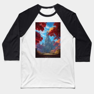 Dark Fantasy Kingdom Baseball T-Shirt